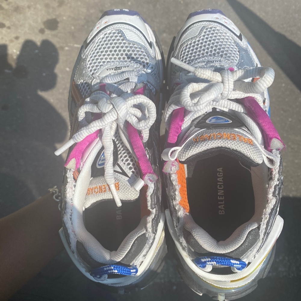 BALENCIAGA Colorblock Trainer Sneakers